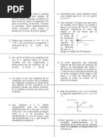 Hoja Problemas Operaciones Con Vectores (Actividad Sobres)