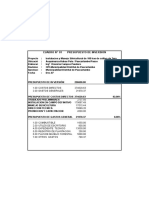 Evaluacion Economica - Expediente Tecnico Tara Diony