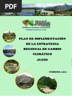 Plan de Implementación de Estrategia Regional de Cambio Climatico