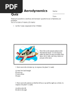 Air and Aerodynamics Quiz