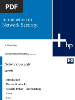 Introduction To Network Security.: A. Vimal Babu