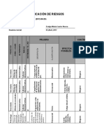 Matriz de Riesgos Diligenciada