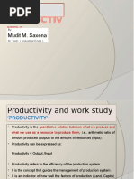 Productivity