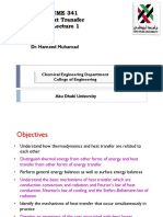 CME 341 Heat Transfer: Dr. Hameed Muhamad