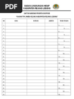 Daftar Absensi Peserta Ekspose