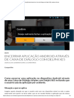 Encerrar Aplicação Android Através de Caixa de Diálogo Com Delphi XE5 - Landerson Gomes