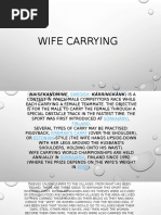 Wife Carrying