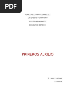 Primeros Auxilios