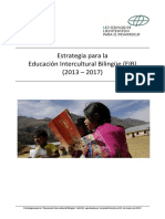 Estrategia para La Educación Intercultural Bilingüe (EIB)