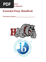 Heights HS IB EE Student Handbook