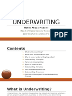 Insurance Underwriting