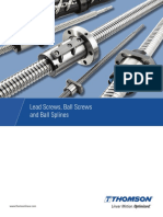 Leadscrews Ballscrews Splines Cten PAG126