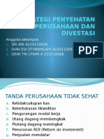 Strategi Penyehatan Perusahaan Dan Divestasi