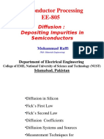 EE 805 Diffusion Impurities