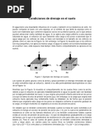 Condiciones de Drenaje en El Suelo