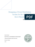 Designing A Power Distribution System For The ARCE 257 Revit Stru