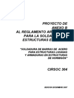 Soldadura Estruct - Liv. y Armad. Hormig. CIRSOC 304 - Anexob PDF