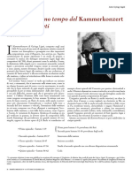 Analisi Del Primo Tempo Del Kammerkonzert Di Gyorgy Ligeti PDF