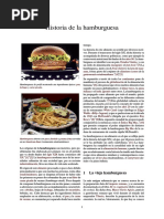 Historia de La Hamburguesa