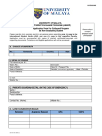 Application Form For Outbound Programme 20-11-2015