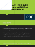 Perbezaan Hadis Qudsi Dengan Al-Quran Dan Hadis Nabawi