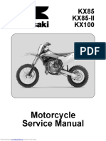 2014 KX 85 KX 100 Service Manual