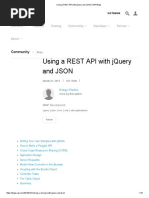 Using A REST API With JQuery and JSON - SAP Blogs