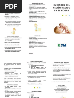 Triptico Cuidados RN en Hogar HPM 2015