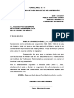 Formularios Suspencion Amparo