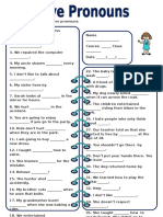 CLASSWORK 1 Reflexive Pronouns