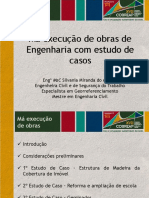 Má Execução de Obras de Engenharia Com Estudo de Casos - Silvania Miranda Do Amaral