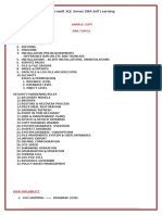 Microsoft SQL Server DBA Self Learning: Sample Copy Dba Topics Fundamentals