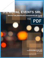 Servicii de Planificare Evenimente de Inalta Clasa: S.C Royal Events SRL