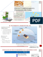 ORIENTACIÓN Y EMPLAZAMIENTO DEPENDIENDO DEL CLIMA ( (Autoguardado)