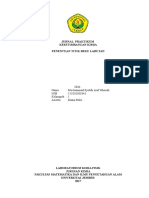 Jurnal PRAKTIKUM Penentuan Titik Beku Larutan