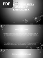 Impact of Western Culture in Bangladesh