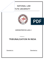 Tribunalisation in India