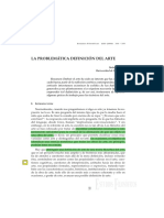 El Problema de La Definicion de Arte - Castro Sixto PDF