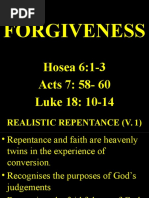 Forgiveness Sermon