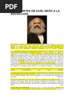 Los Aportes de Karl Marx A La Sociología