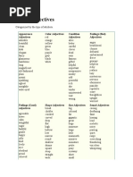 List of Adjectives