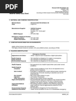 Material Safety Data Sheet