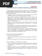 Semana 3 - Entrevista en La Terapia Cognitivo Conductual