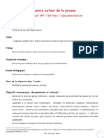 Fiche Peda Presse Revue Presse