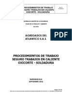 Procedimientos Oxicote - Soldadura