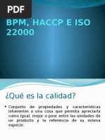 Platica BPM, Haccp e Iso 22000