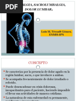 Lumbalgia Sacrolumbalgia Dolor Lumbar v2