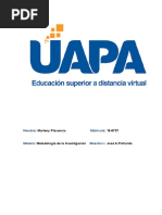 4 Marleny Plasencia 16-8737 - Tarea 3 y 4 Metodologia de La Investigacion