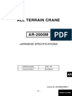 Crane Chart - Tadano AR-2000M