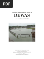 Privatised Industrial Water Supply in Dewas PDF